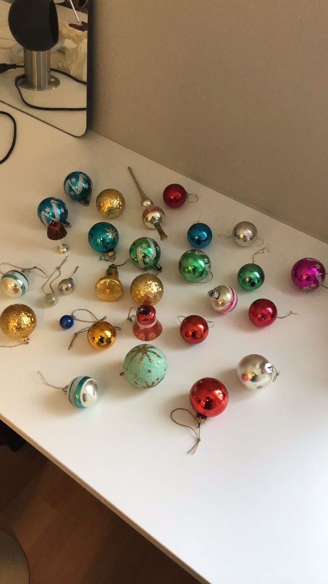 0ude kerstballen + top, Verzamelen, Ophalen of Verzenden