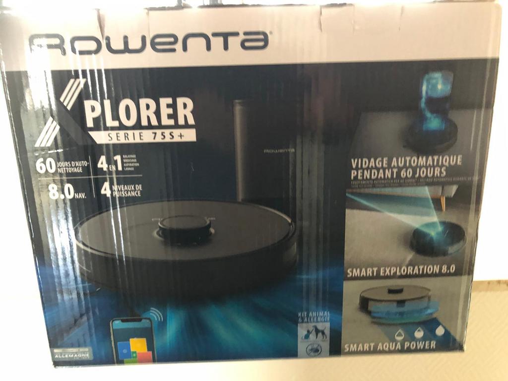 Rowenta X-Plorer Serie 75 S+ - robotstofzuiger, Enlèvement, Sac à poussière, Aspirateur