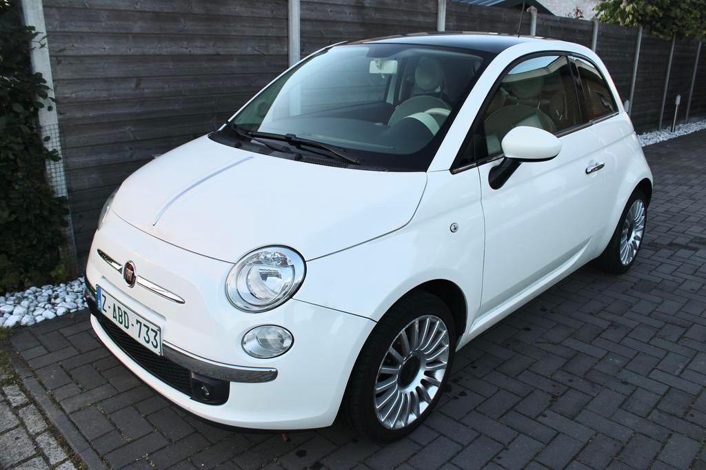 FIAT 500 | 1.2 BENZINE | NIEUWSTAAT | GARANTIE !!, Auto's, Euro 5, Stof, USB, Wit