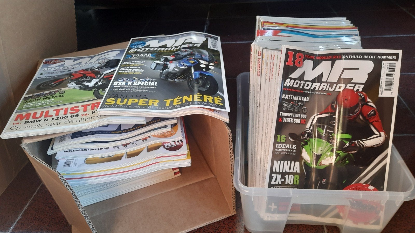 Magazines Motorrijder jaargang 2008-2012, Enlèvement