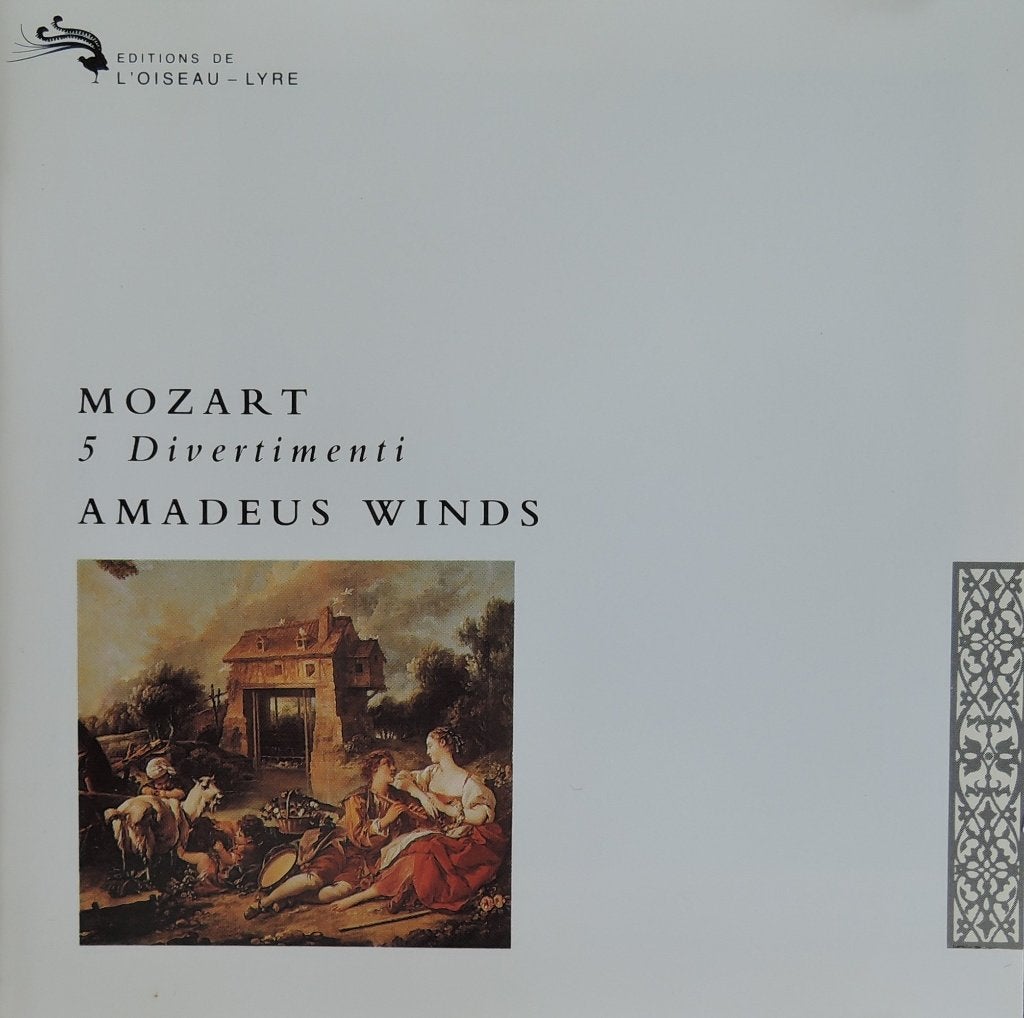 Mozart / 5 Divertimenti - Amadeus Winds- L'Oiseau-Lyre - DDD, Enlèvement ou Envoi, Comme neuf, Musique de chambre