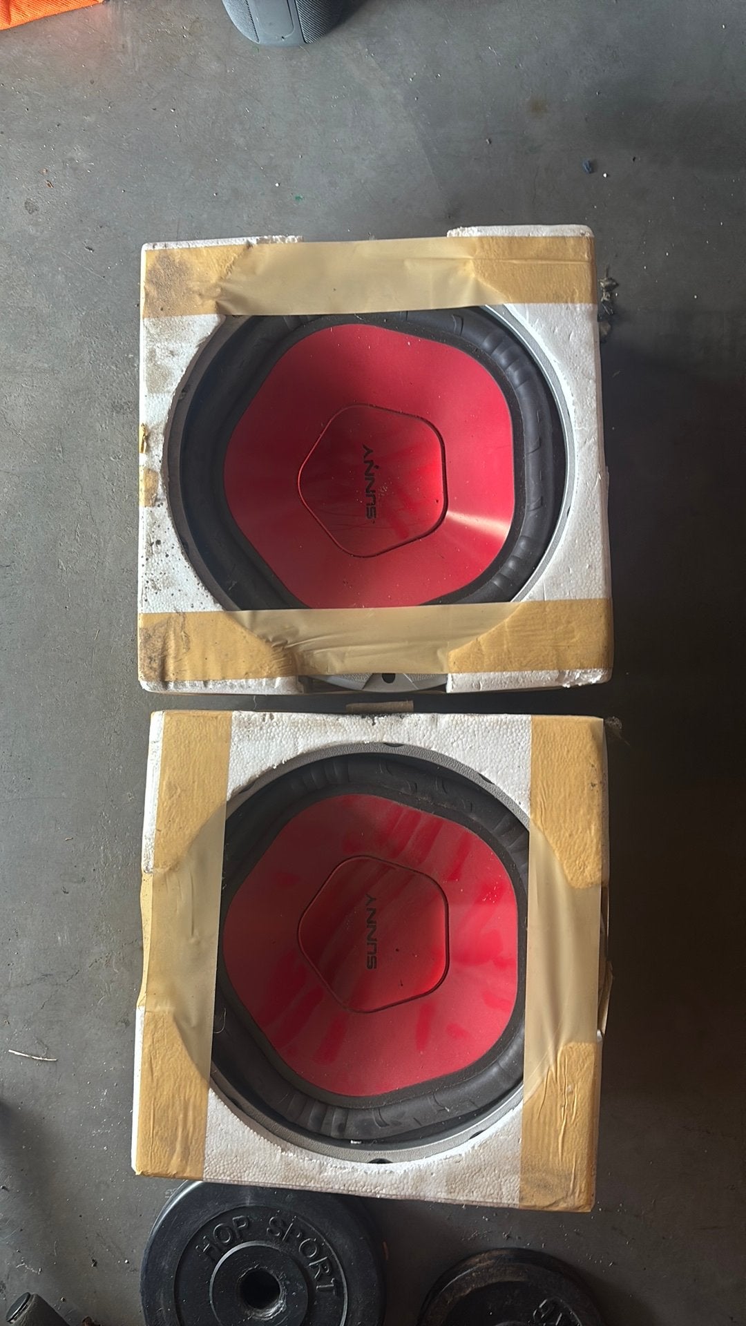 2sunny subwoofers, Ophalen