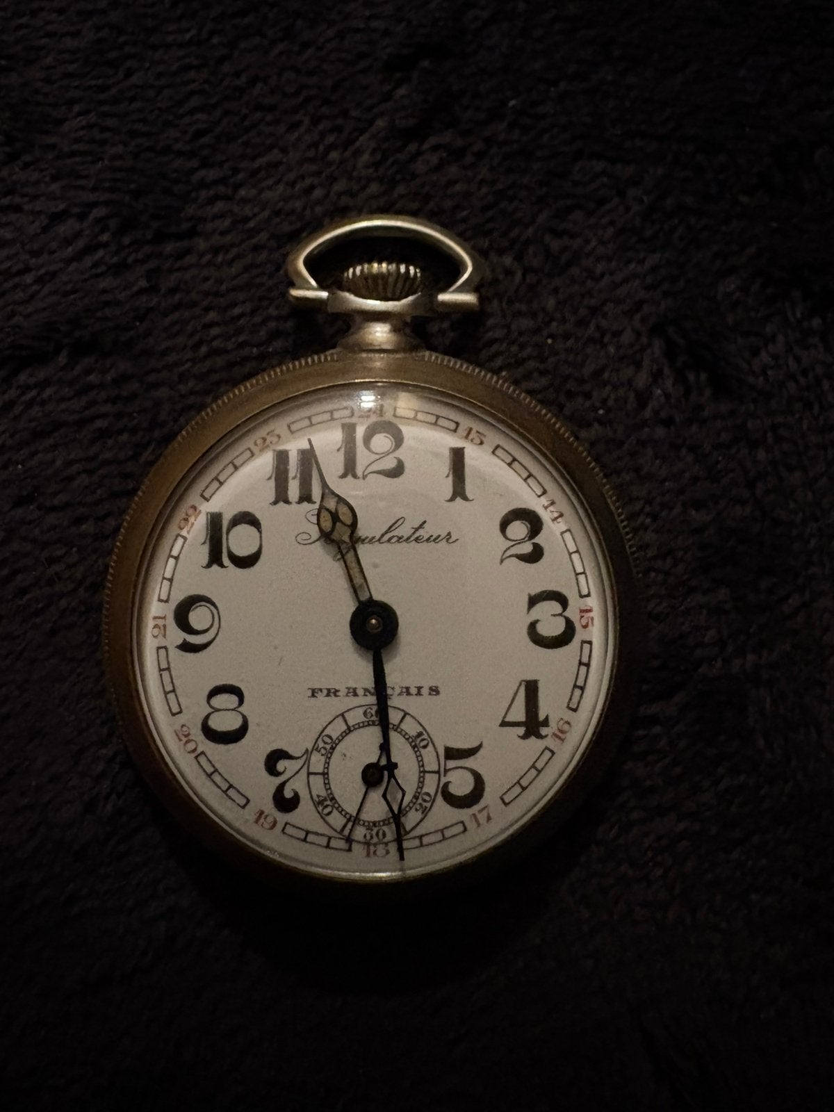Zakhorloge Regulateur Francais, Handtassen en Accessoires, Horloges | Antiek, Ophalen of Verzenden, Zakhorloge