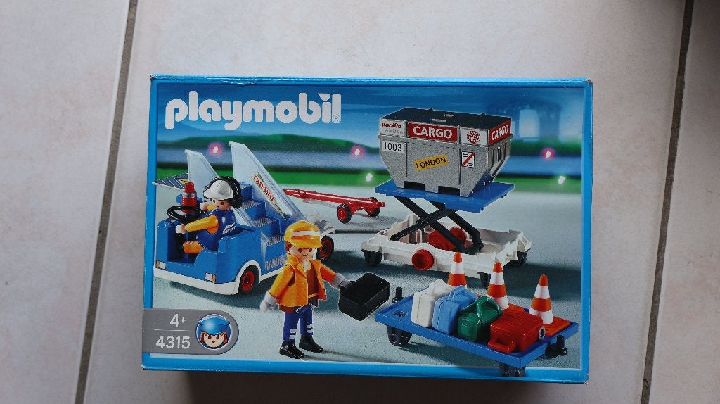 ️ Playmobil 4315 – Luchthaven Cargo & Service Set (4+), Enfants & Bébés, Comme neuf, Véhicule, City life, Kit complet