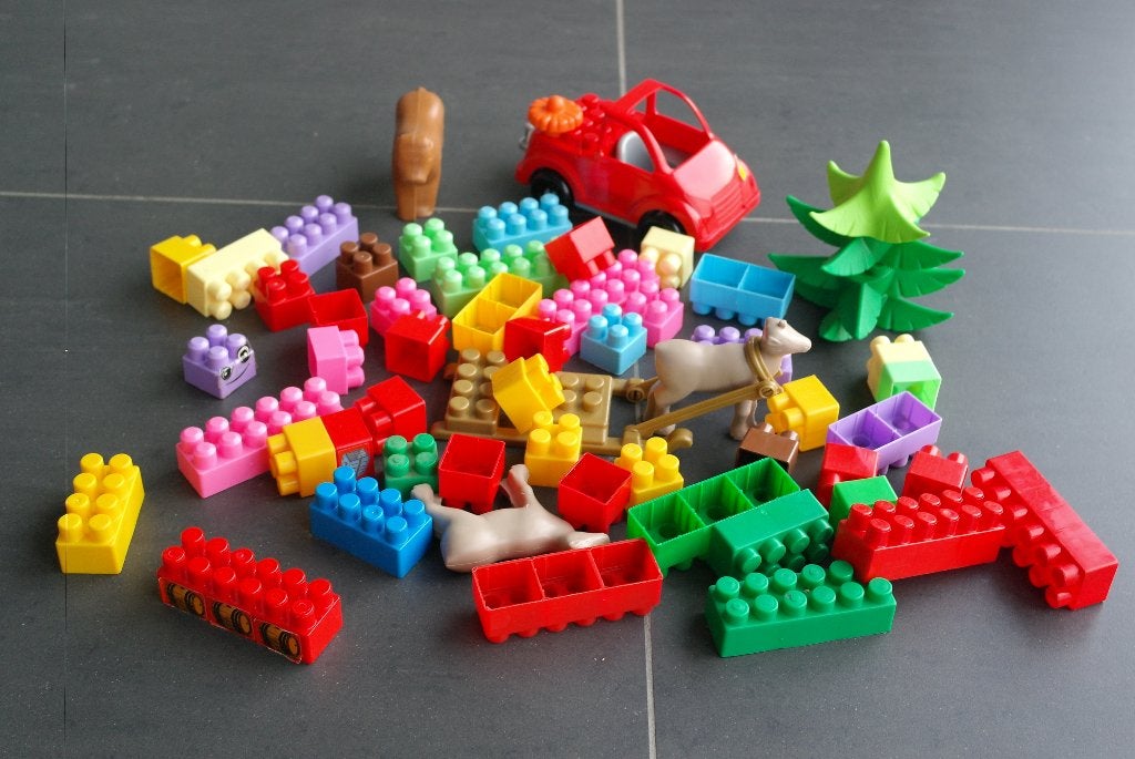 lot de blocs ecoiffier, Enfants & Bébés, Enlèvement ou Envoi, Comme neuf
