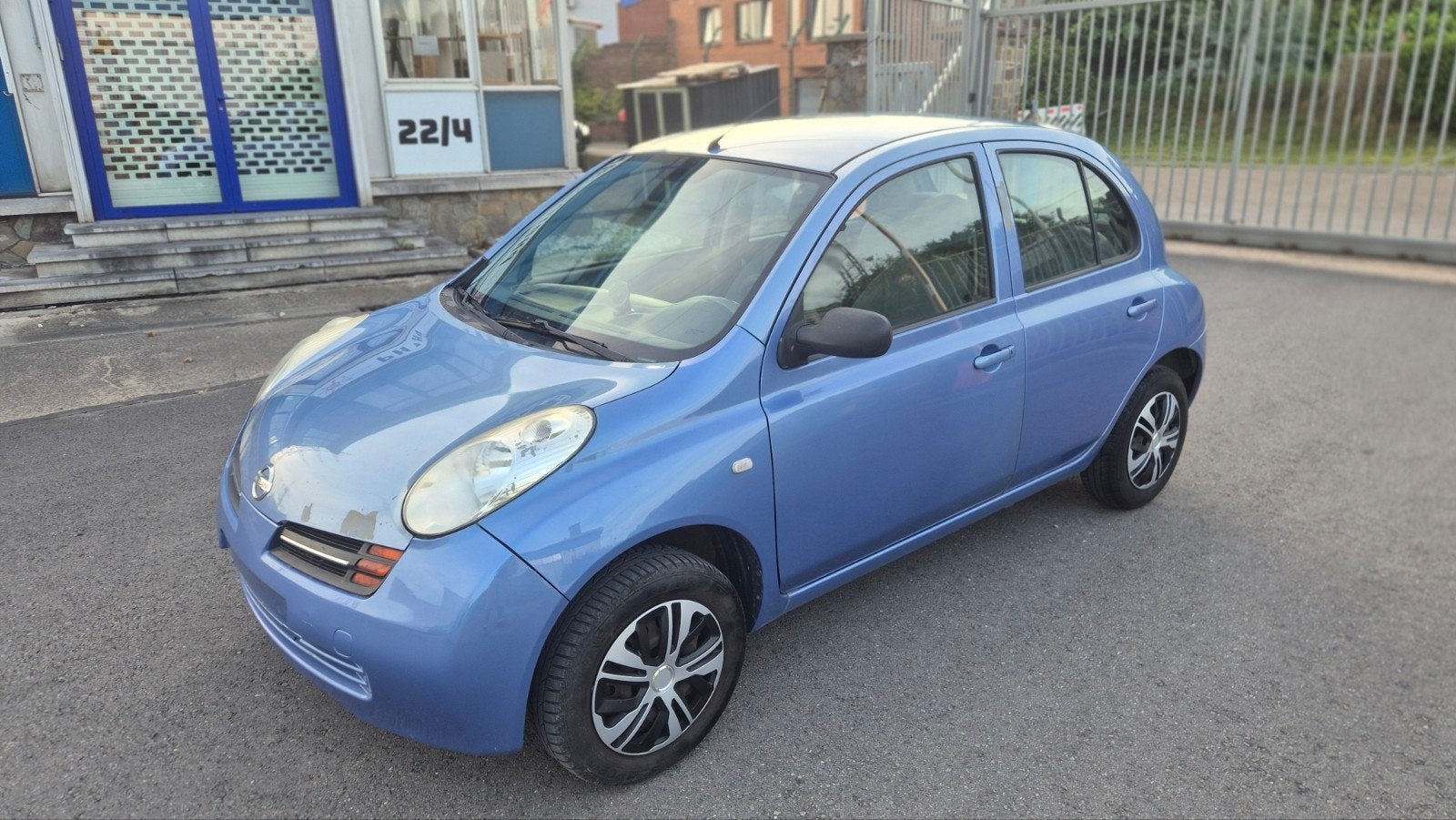 NISSAN MICRA 1.2I JAAR 2003 KM.. 106000.. ct ok, Auto's, 50 kW, Blauw, USB, Micra