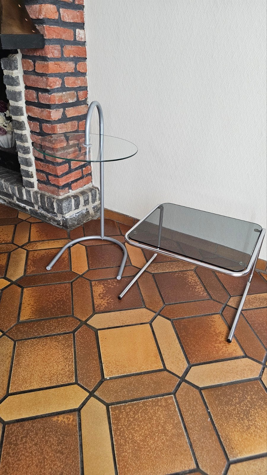2 tables d'appoint vintage, Maison & Meubles, Enlèvement