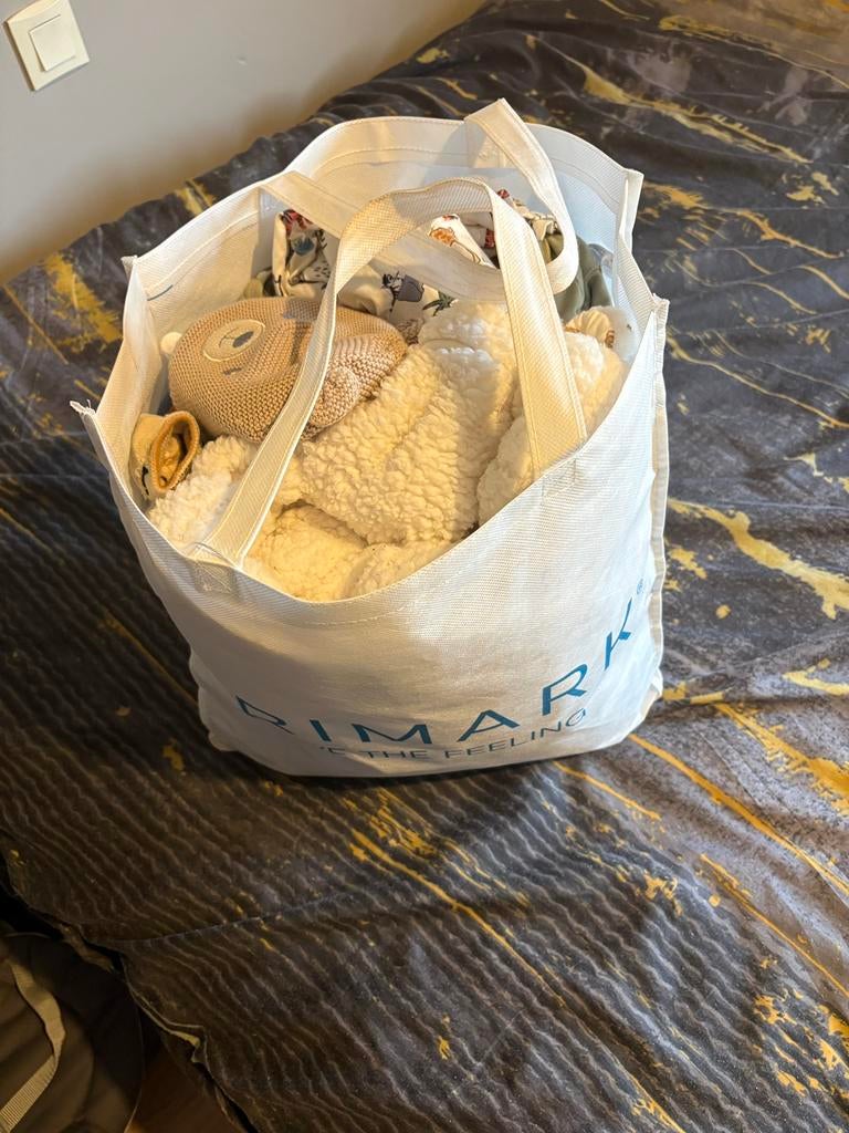 Volle zak babykleding maat 50/56, Ophalen, Gebruikt, Maat 50