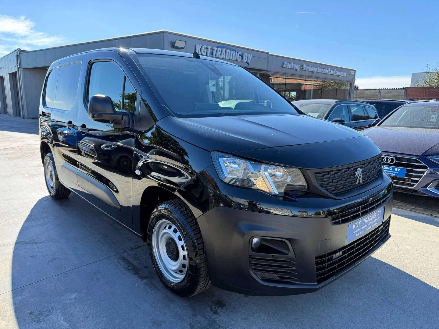 Peugeot Partner 1.5 BLUEHDI 3 ZIT 102PK NAVIGATIE CAMERA CAR, Auto's, 75 kW, Stof, Gebruikt, 4 cilinders