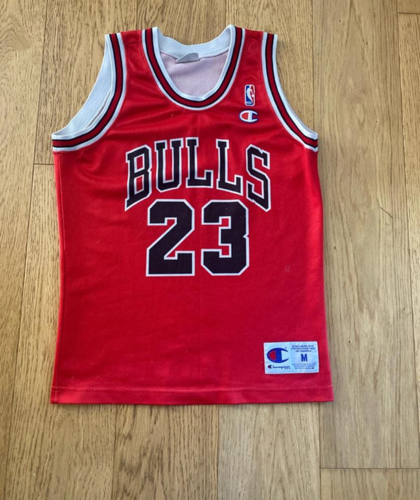 Maillot Michael Jordan Chicago Bulls #23 - Vintage Champion, Enlèvement ou Envoi, Comme neuf