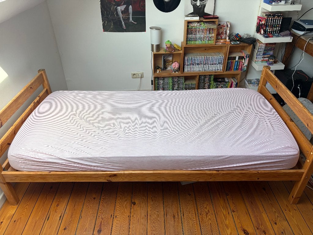 Lit simple Flexa, Ophalen, Gebruikt, 90 cm, Eenpersoons