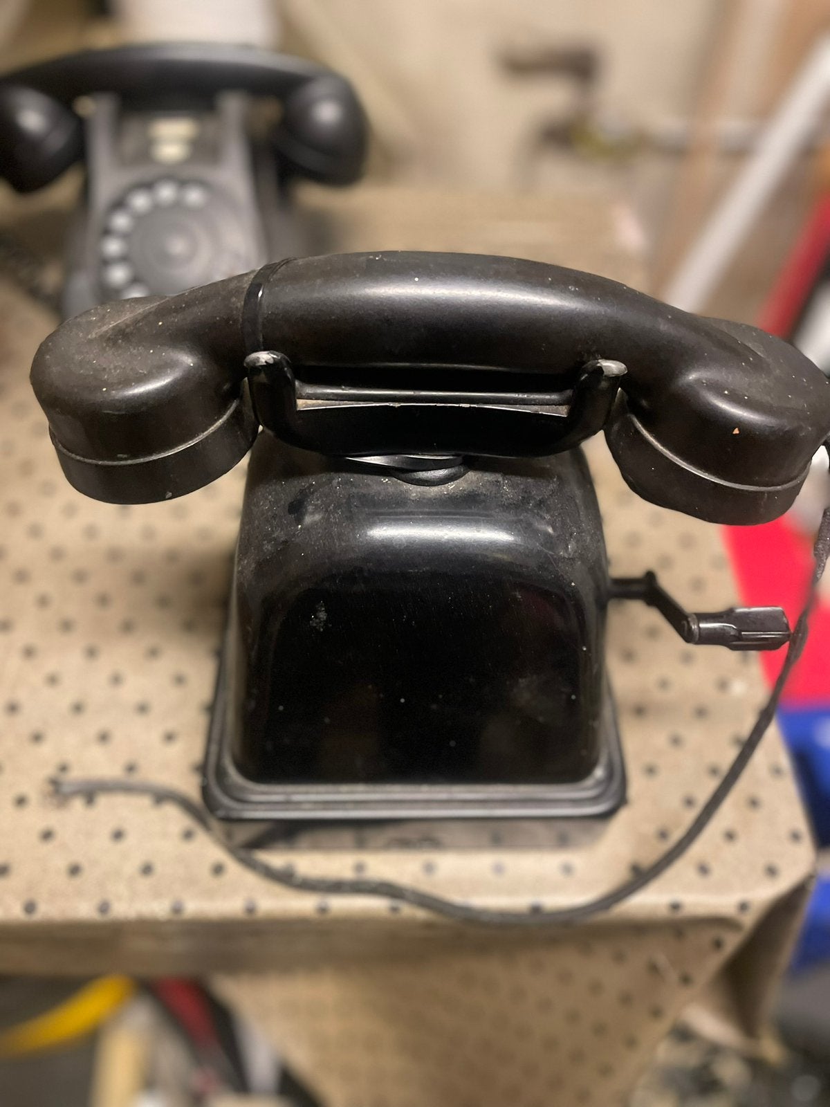 Oude telefoon, Ophalen, Gebruikt