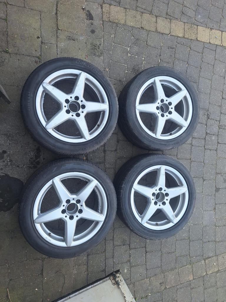 Velgen 5x112 17 inch, Auto-onderdelen, Banden en Velgen, Ophalen, Velg(en), 17 inch, Personenwagen