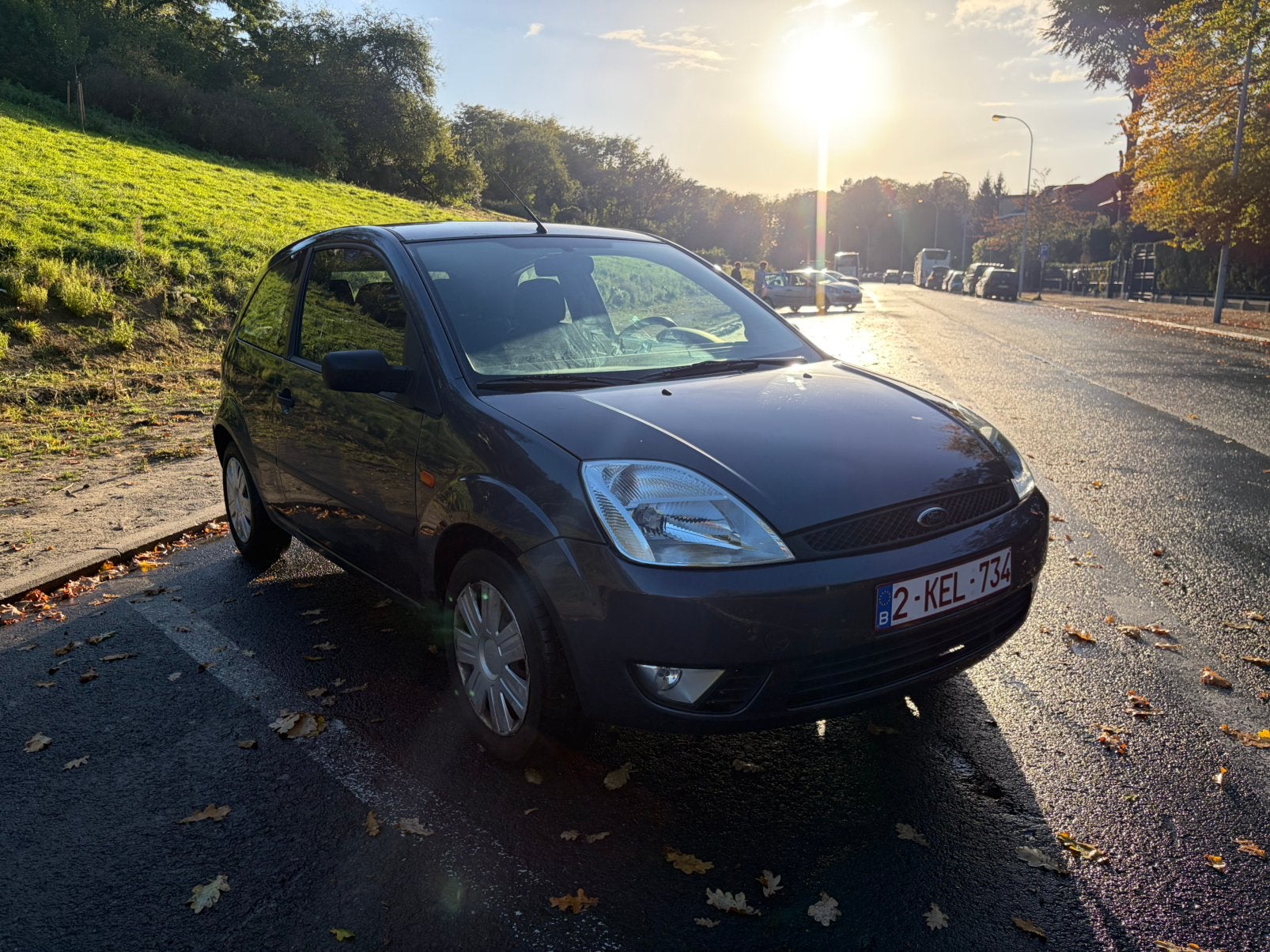 Ford fiesta 1.3 2004, Autos, Argent ou Gris, Achat, Noir, 5 places