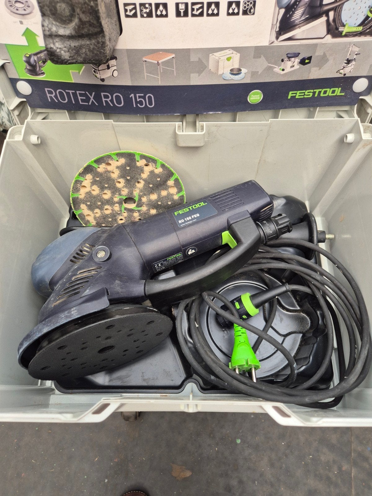 ✅Ponceuse orbitale aléatoire Festool Rotex RO 150 FEQ, Enlèvement, Comme neuf, Festool