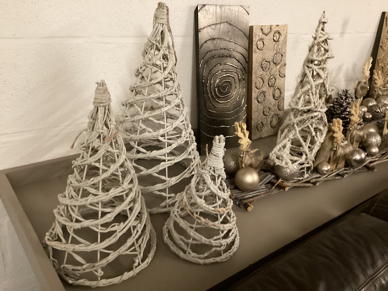 Déco de Noël 3 pièces 50/30/15, Divers, Enlèvement, Comme neuf