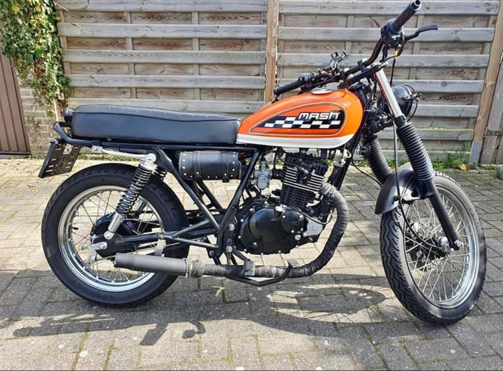 Mash seventie 125, Ophalen, Zo goed als nieuw
