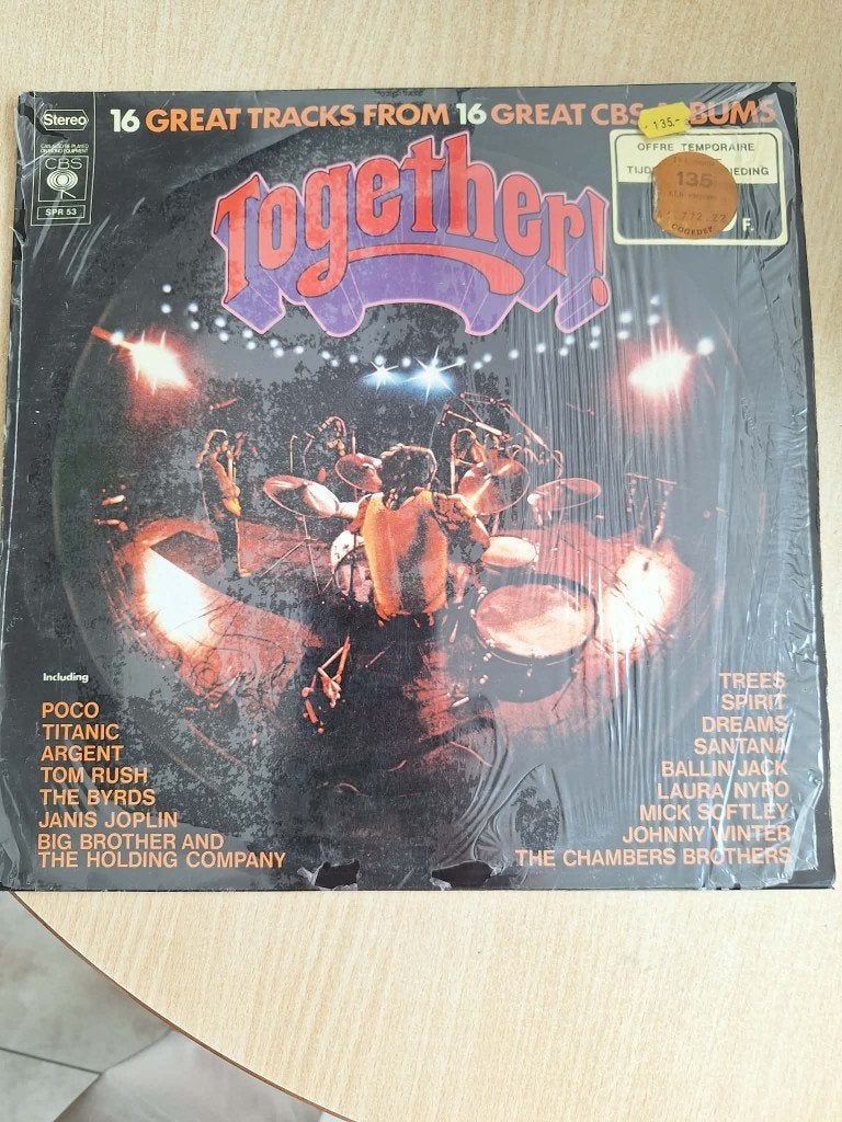 vinyle rare 1971 - together cbs spr 53 - etat miroir, LP, Rock, Ophalen of Verzenden, Zo goed als nieuw