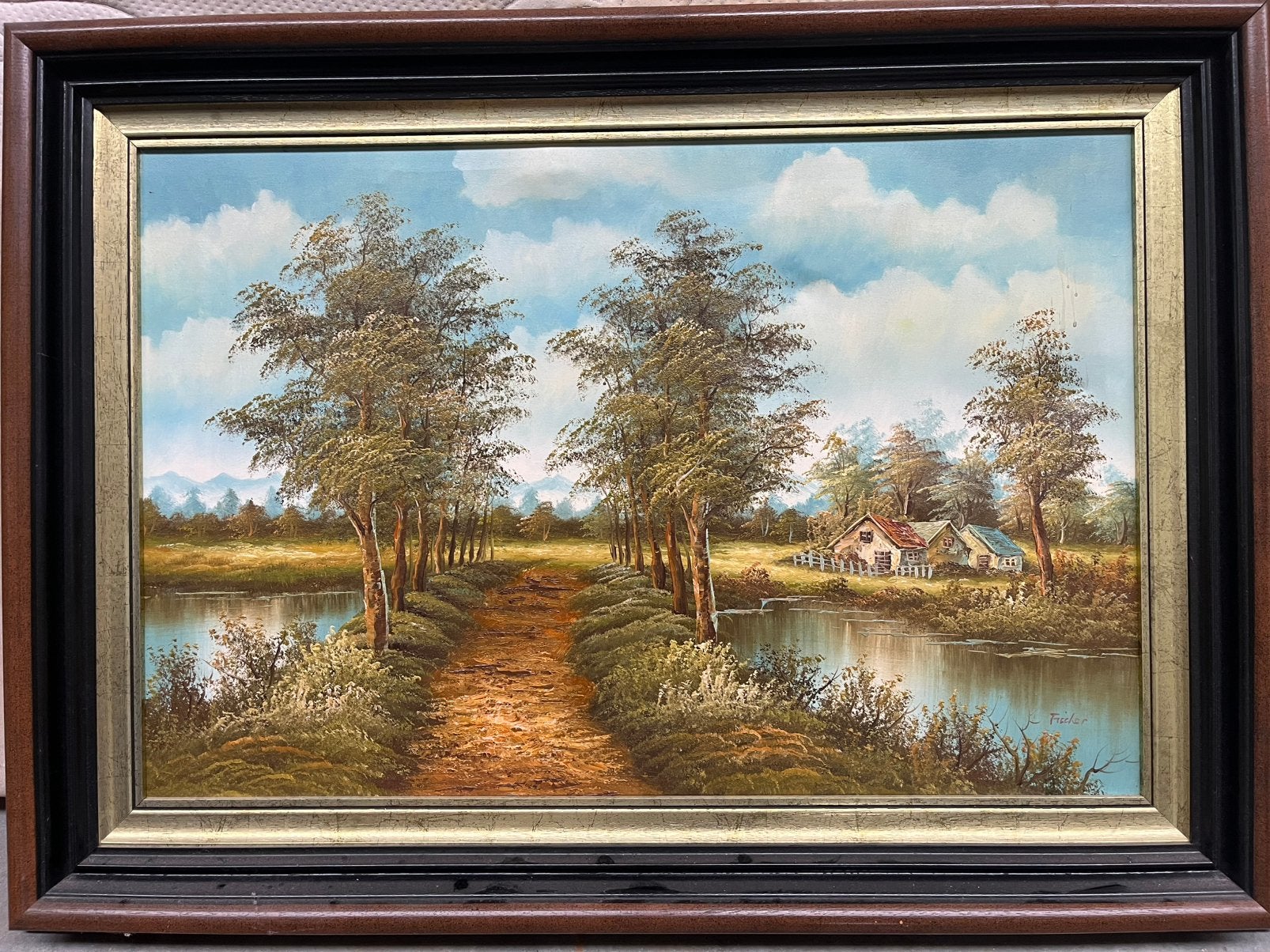 Decoratief schilderij, Ophalen