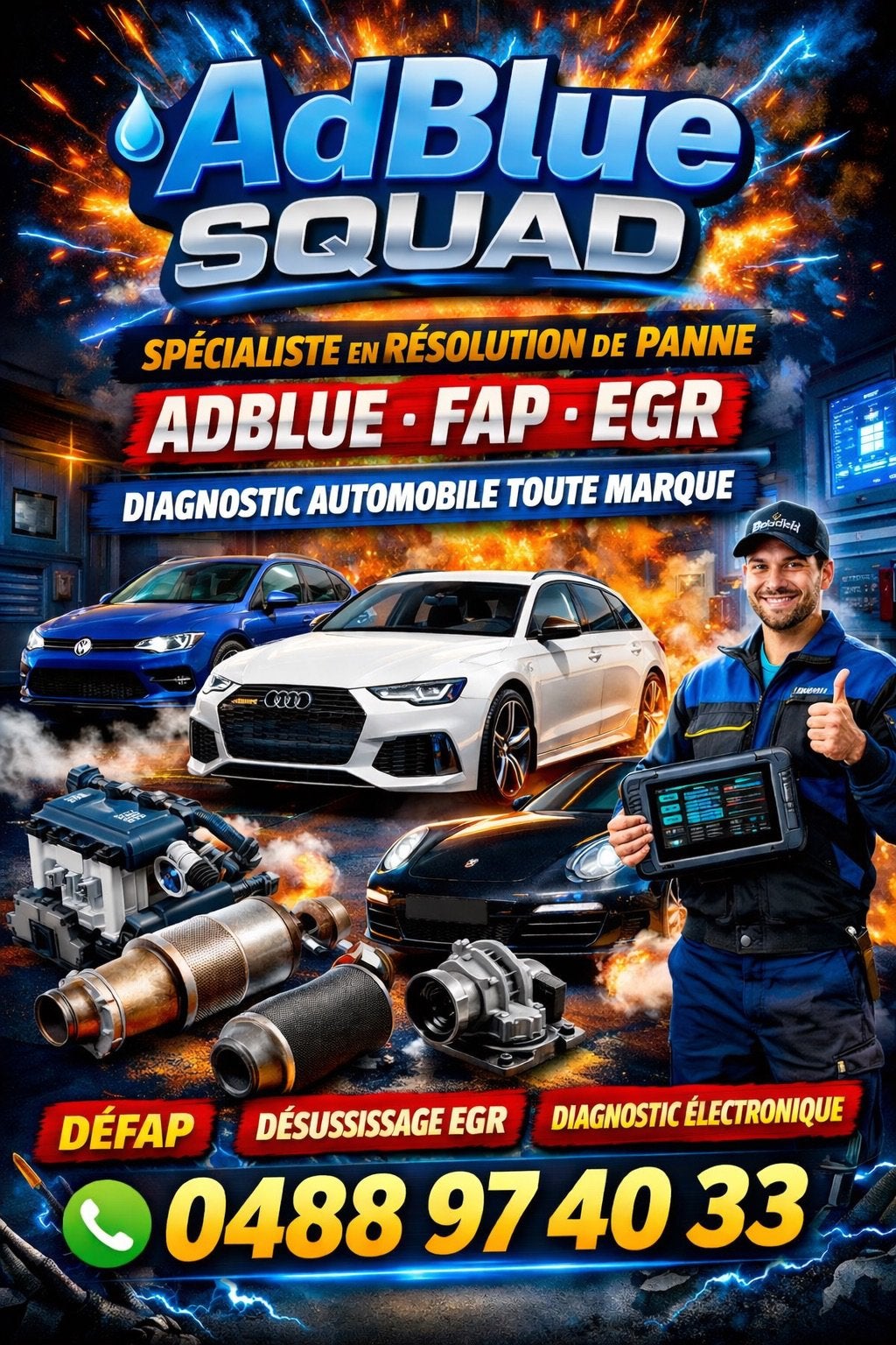 Diagnostique 7/7 0488974033, Enlèvement