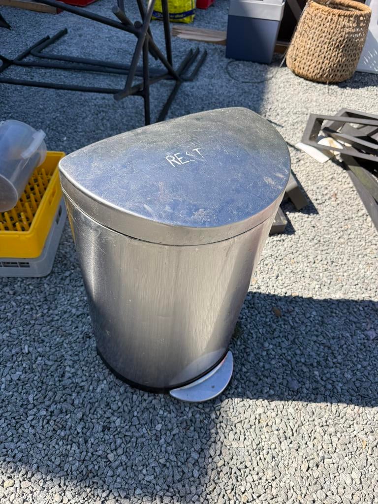 ️ Simplehuman pedaalemmer RVS ️, Enlèvement, Utilisé, Inox