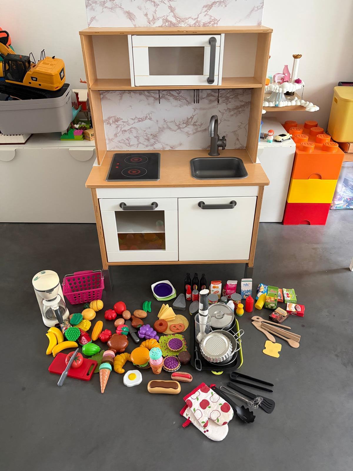 Kitchenette de jeu Ikea avec de nombreux accessoires, Enlèvement, Comme neuf