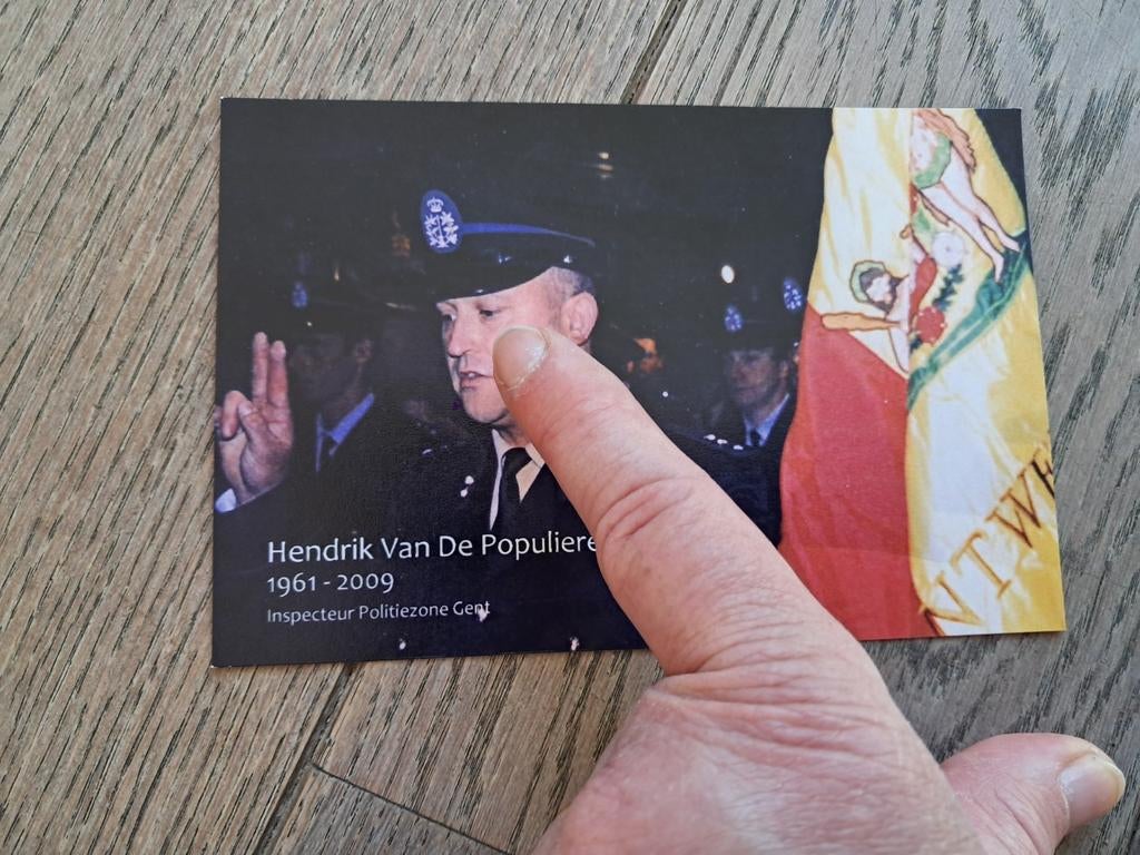 Bp politie Gent, Hendrik Van de Populiere, Oudenaarde 1961, Ophalen of Verzenden