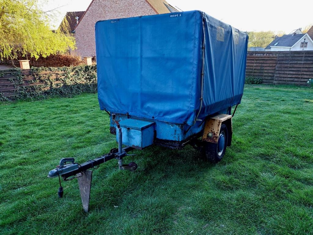 Aanhangwaagen 2x110 nieuw banden in zeer goed staat, Auto diversen, Aanhangers en Bagagewagens, Ophalen