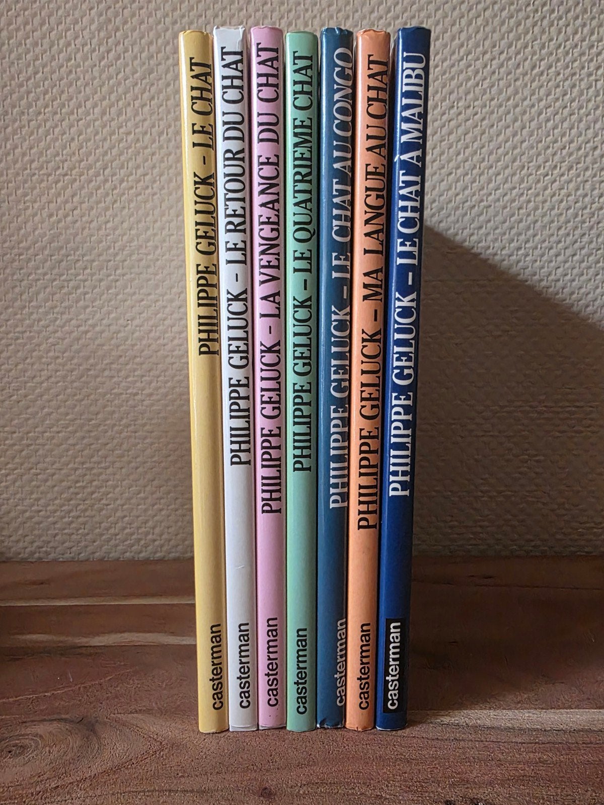 Philippe Geluck – Le Chat – Tomes 1 à 7, Philippe Geluck, Enlèvement ou Envoi, Utilisé, Cartoons ou Dessins humoristiques