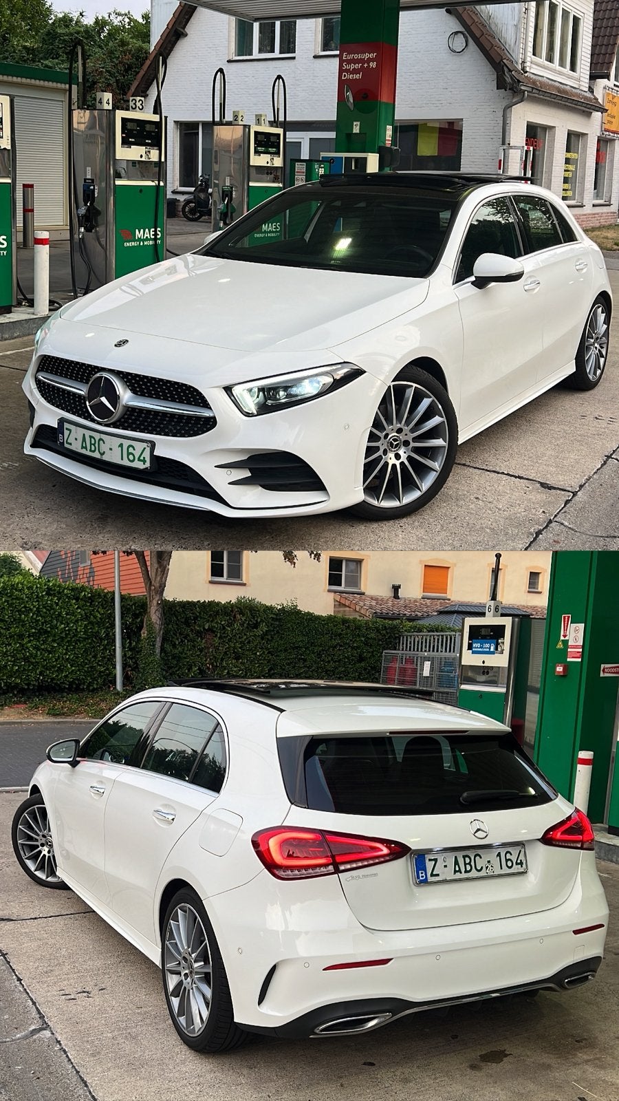 MERCEDES A200 AMG PACK / 2019 / PANO / 43Dkm / BENZINE / NEW, Dealer onderhouden, Euro 6, 5 deurs, Achteruitrijcamera