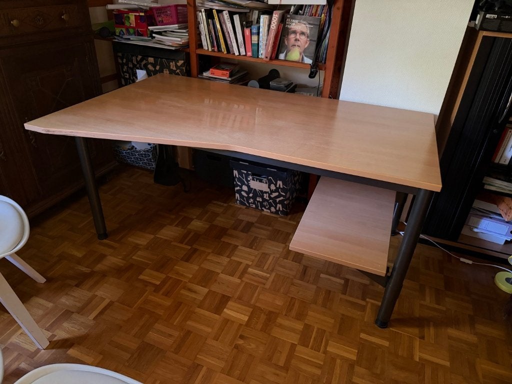 Bureau de travail, 160 cm, Comme neuf, Enlèvement, Bois
