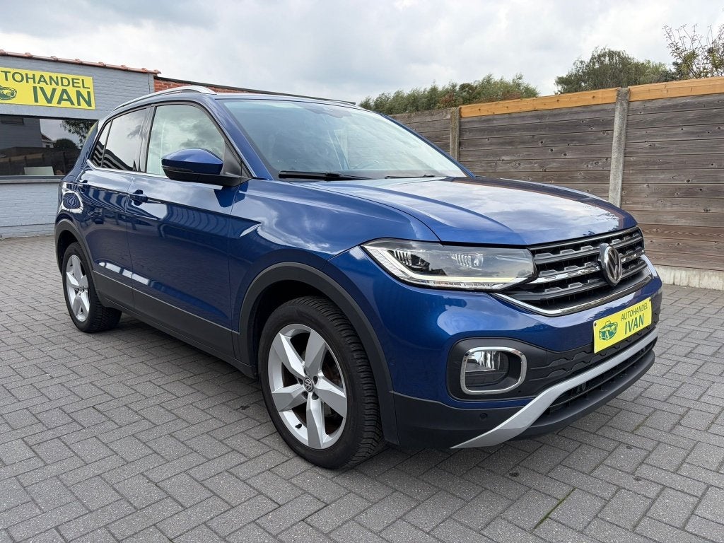 Volkswagen T-Cross 1.0 TSI Style DSG Automaat, Automaat, Dealer onderhouden, T-Cross, Blauw