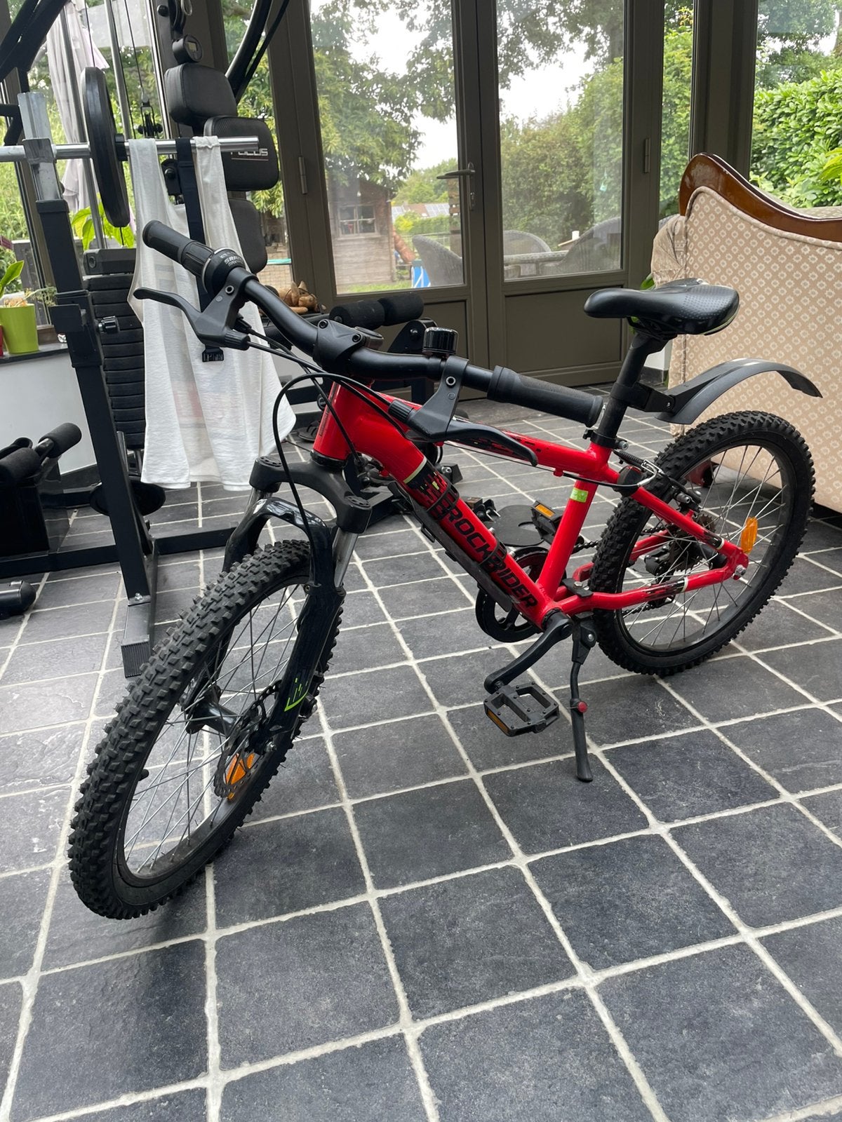 ROCKRIDER Mountainbike voor kinderen 6-9 jaar 20", Fietsen en Brommers, Ophalen, Zo goed als nieuw, Schijfrem