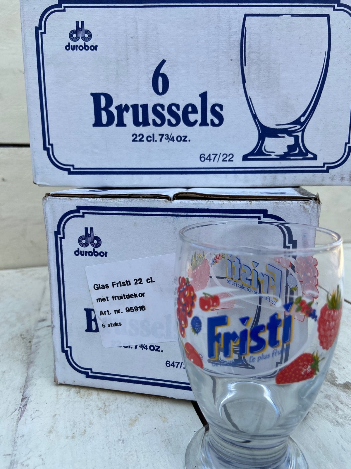 Verre Fristi - 12 pièces, Enlèvement, Comme neuf