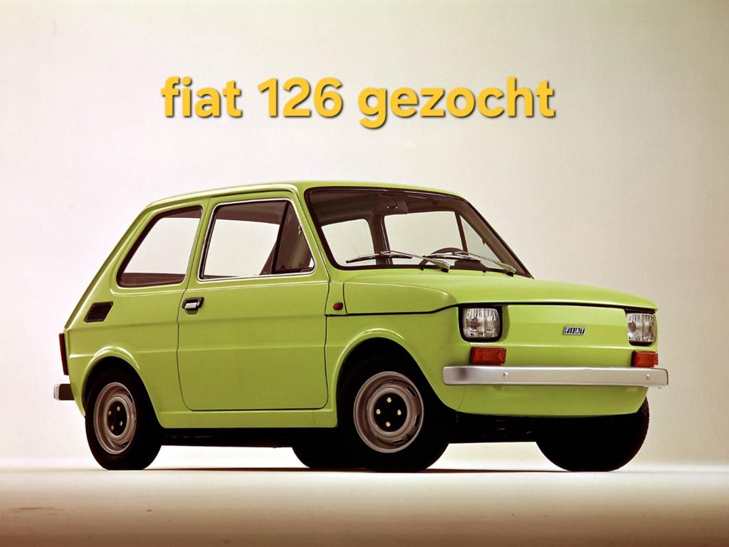 Je cherche une Fiat 126, Particulier, Achat