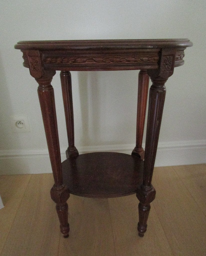 bijzet tafeltje, Ophalen, Gebruikt, Hout, 60 cm of meer