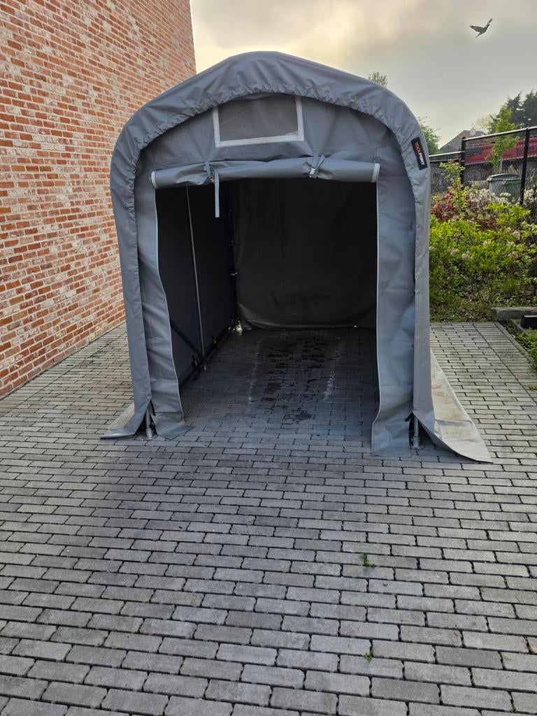 Opslagtent, Ophalen