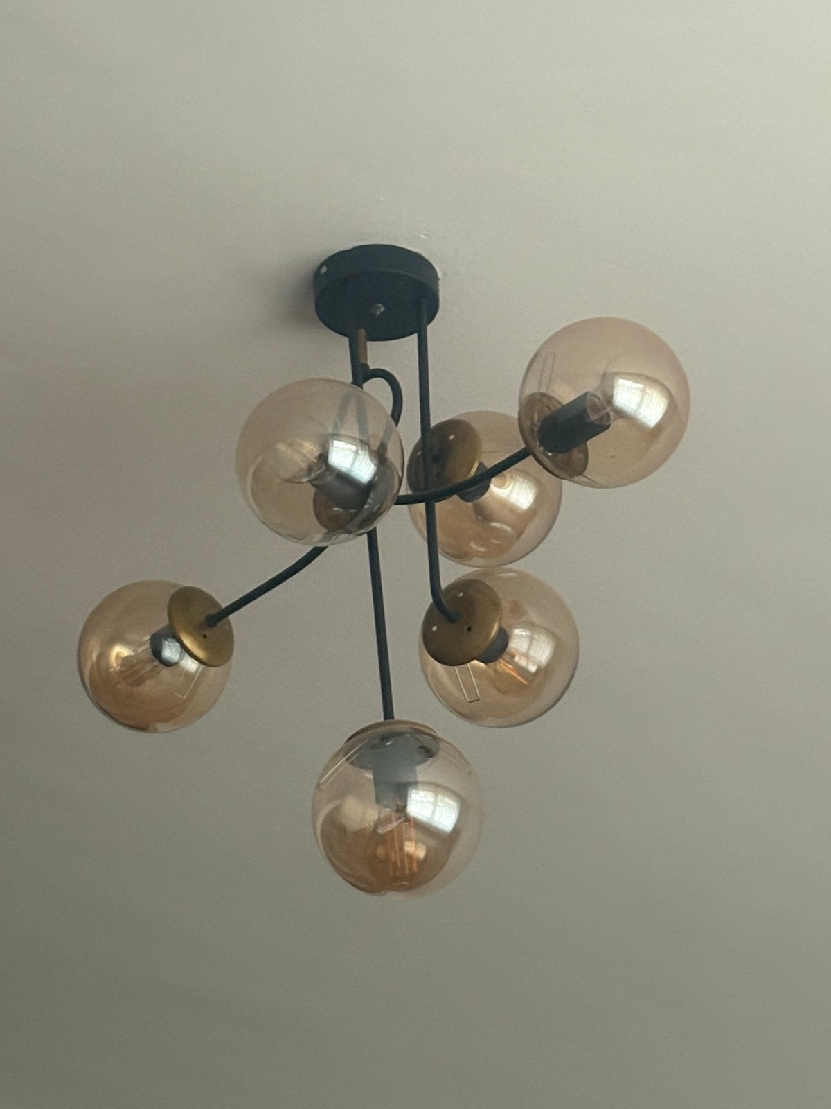 Lustre luxe, Huis en Inrichting, Lampen | Plafondlampen, Ophalen of Verzenden, Zo goed als nieuw