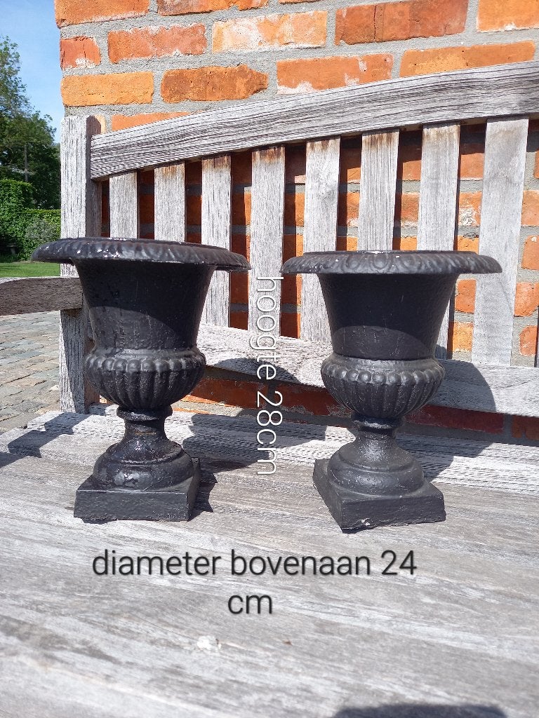 Ijzeren potten, Tuin en Terras, Tuinvazen, Ophalen, Gebruikt