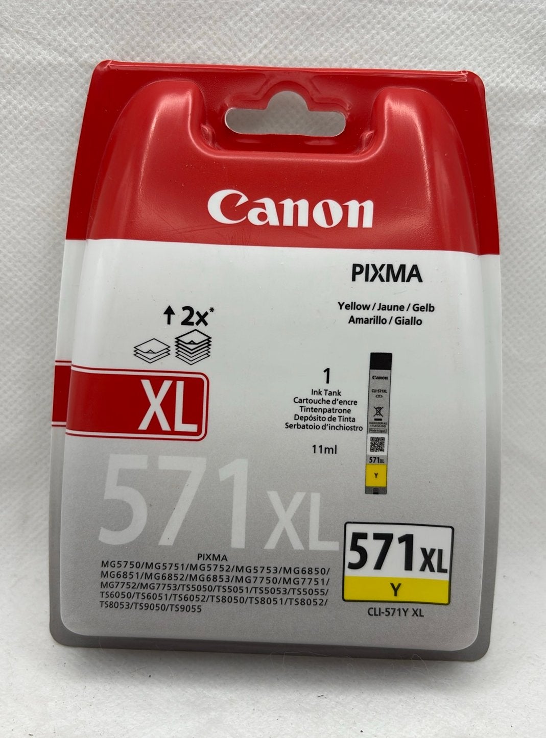Canon CLI-571XL Y Yellow Ink Cartridge – Canon – 11ml – Se, Enlèvement ou Envoi, Neuf, Cartridge