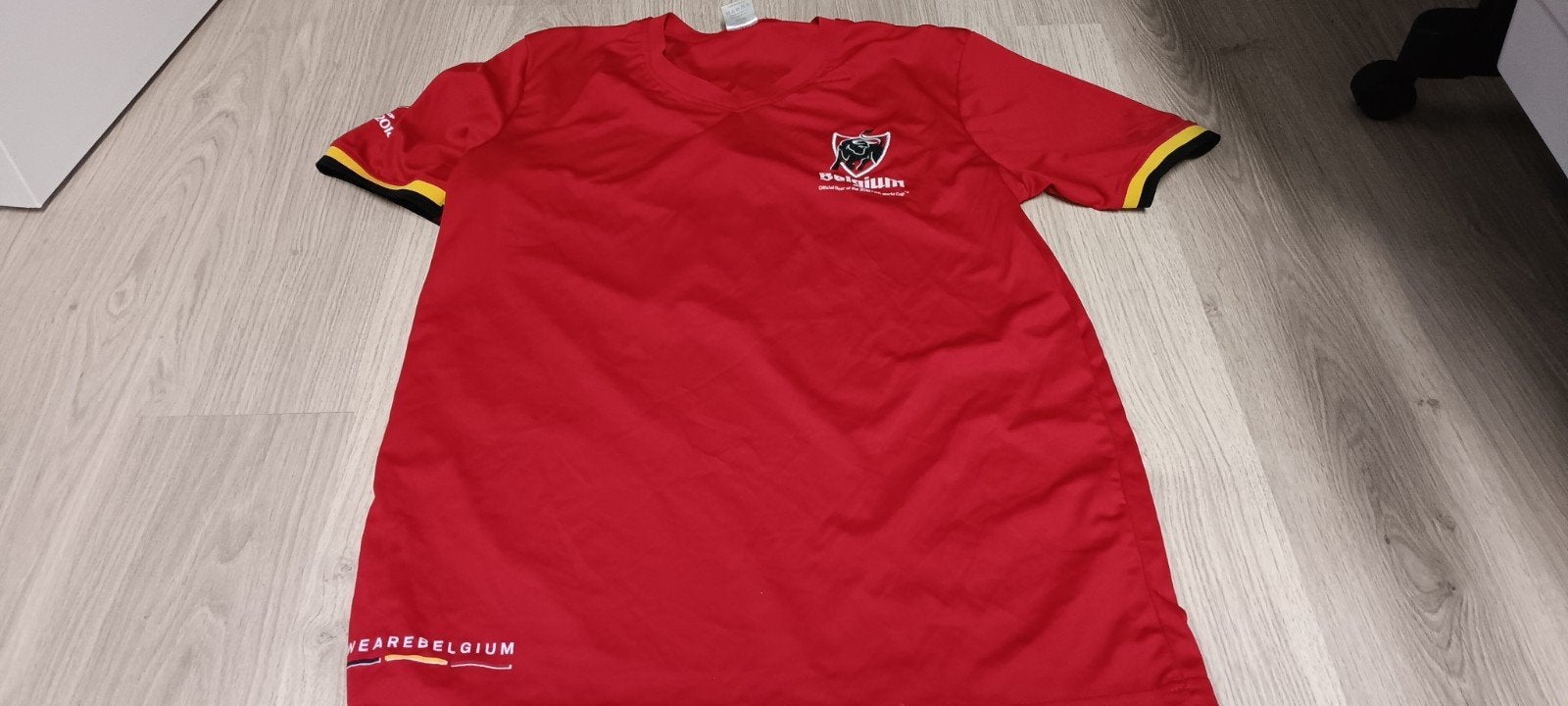 Voetbal t-shirt maat XL, Ophalen of Verzenden, Maat 56/58 (XL)