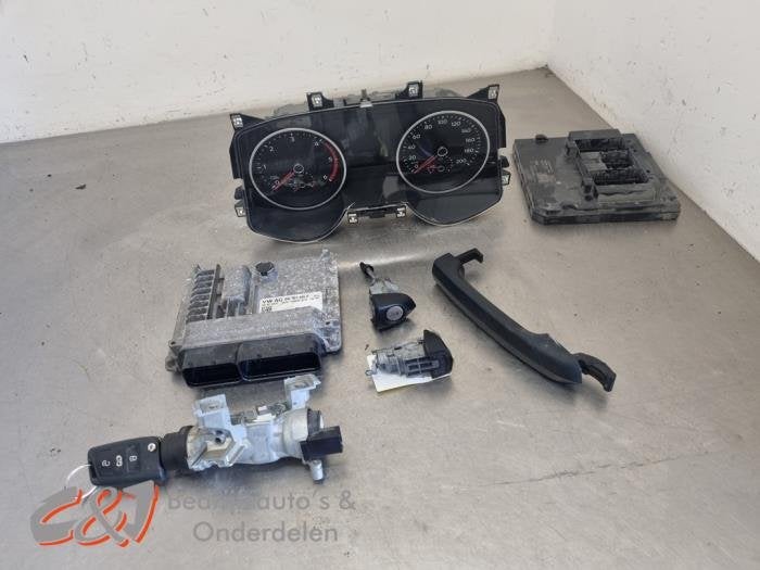 Kontaktslot + computer van een Volkswagen Crafter, Gebruikt, -, Volkswagen, -