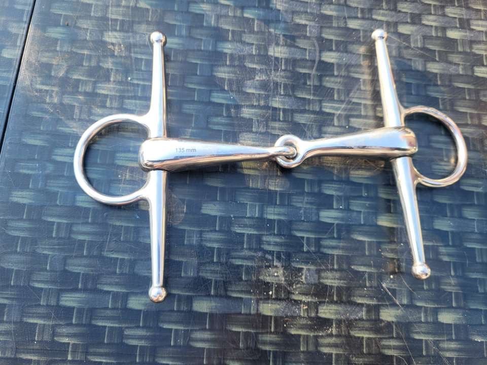 Fouganza 135 mm enkele gespleten naaldkaak, Dieren en Toebehoren, Ophalen, Zilver, Nieuw, Pony