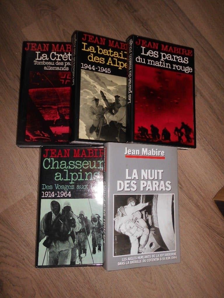 Lot 5 oorlogsromans WWII The Parasons... van Jean Mabire, Boeken, Oorlog en Militair, Ophalen of Verzenden