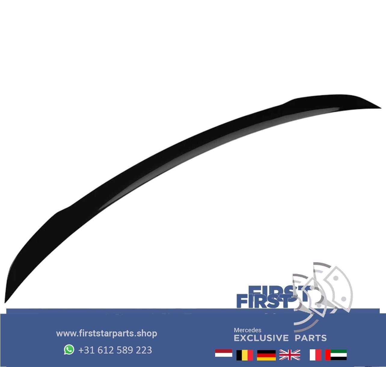 W177 V177 A KLASSE SEDAN AMG KOFFERBAK SPOILER ZWART 2018-20, Arrière, Haillon arrière, Utilisé, -