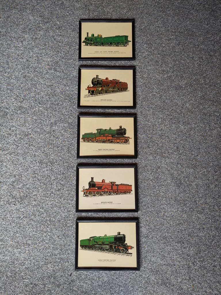 5 cadres locomotives, Enlèvement