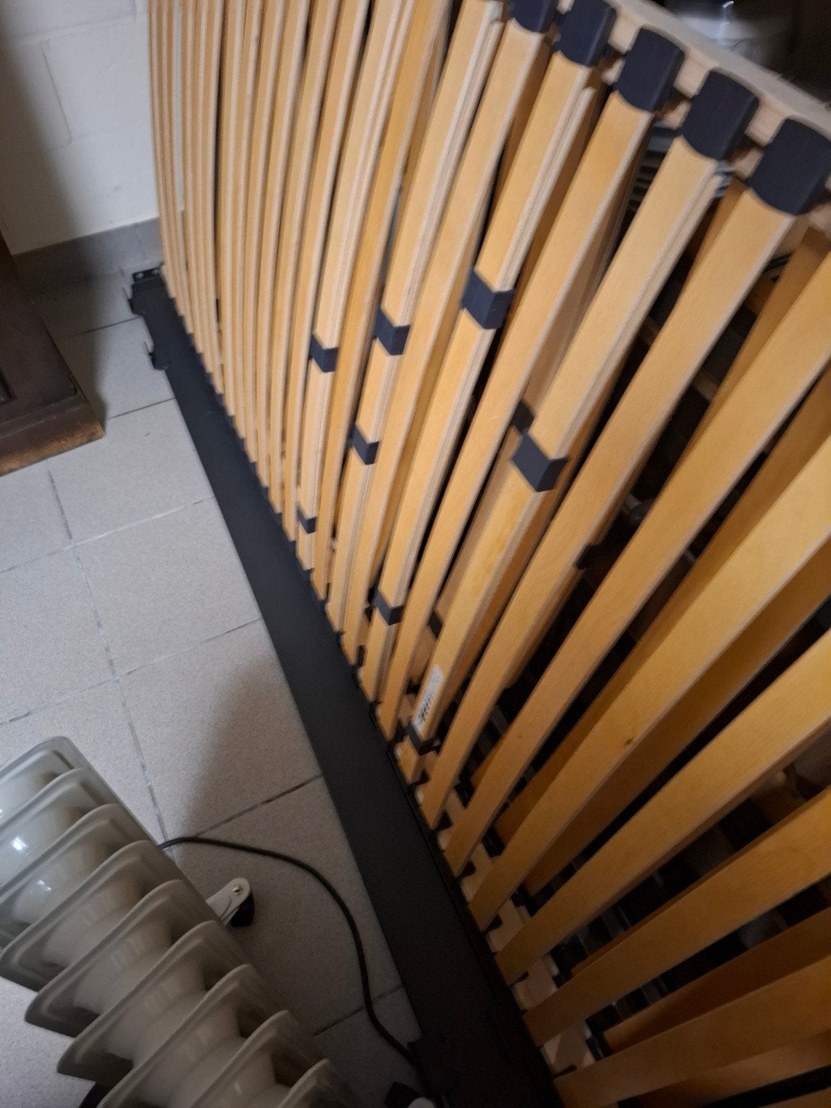 zwart metalen bed, Huis en Inrichting, Ophalen