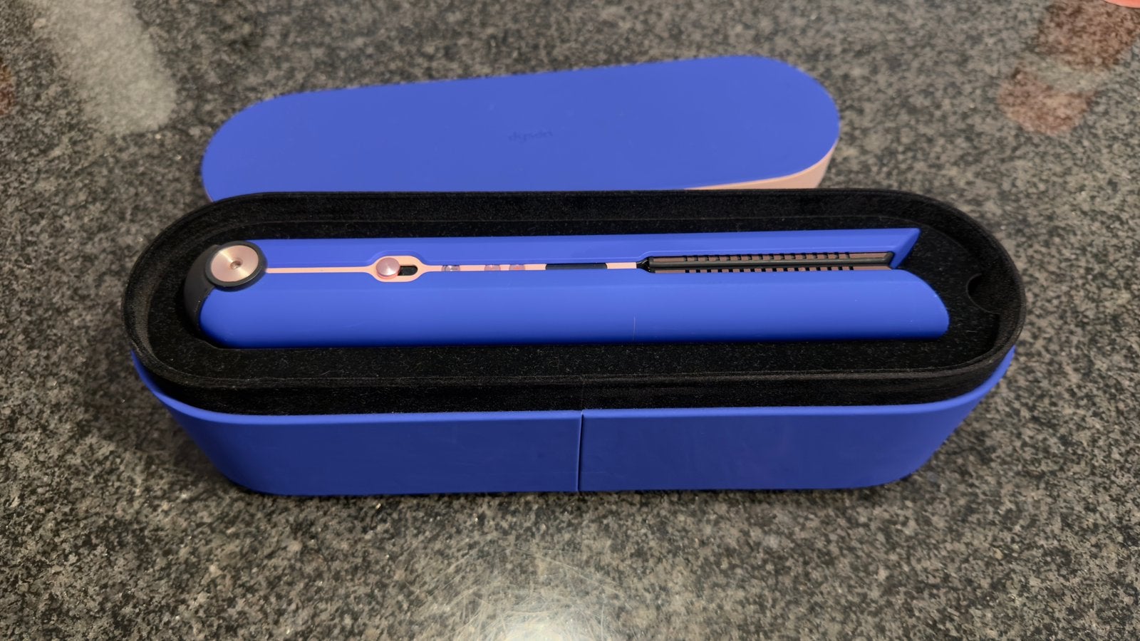 Originele Dyson Corrale Stijltang – Vinca Blue / Rosé, Enlèvement, Comme neuf