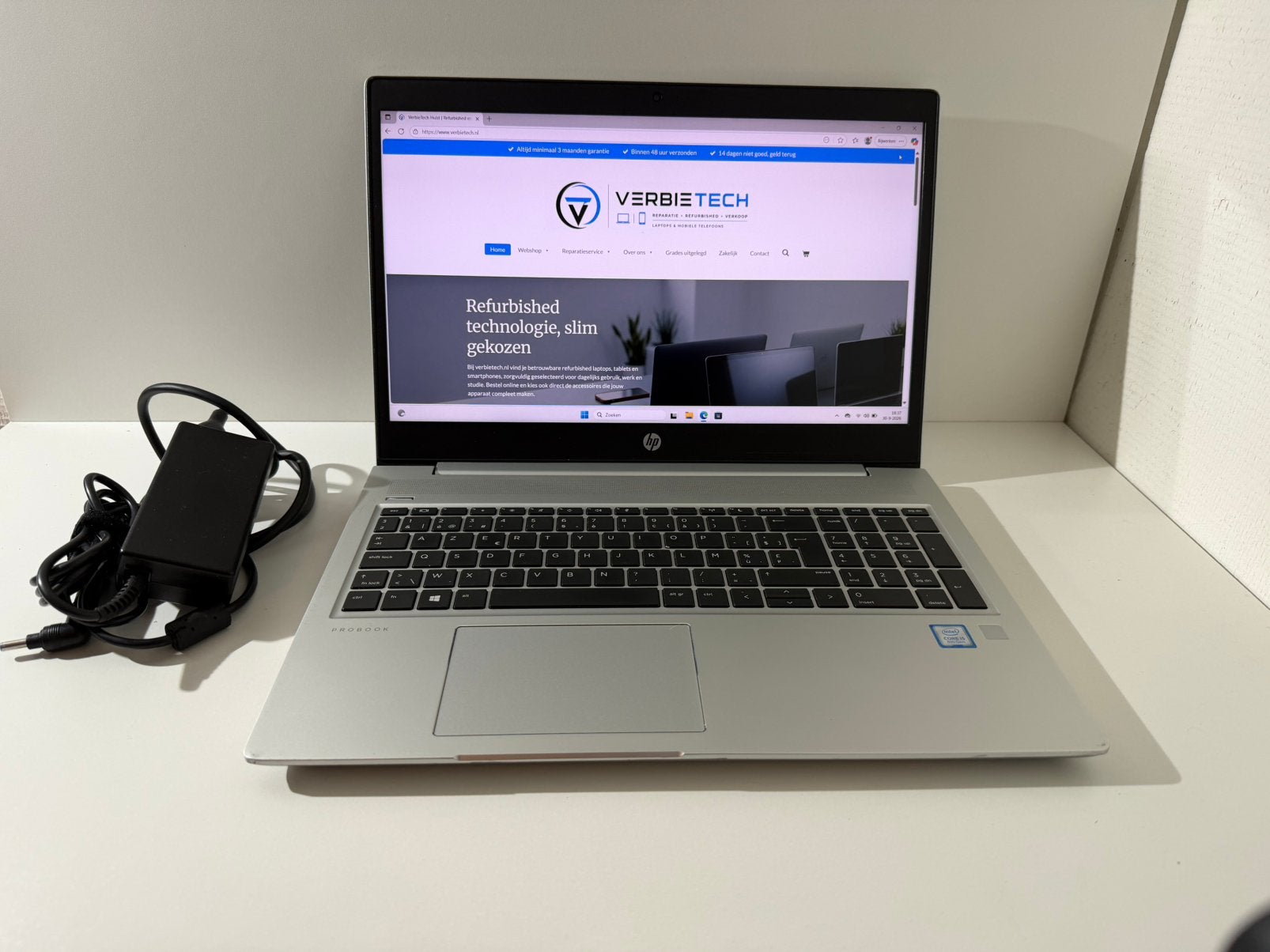HP ProBook 450 G6 - refurbished - 256GB - 8GB - i5 - B grade, Computers en Software, 15 inch, 8 GB, Minder dan 2 Ghz, Refurbished