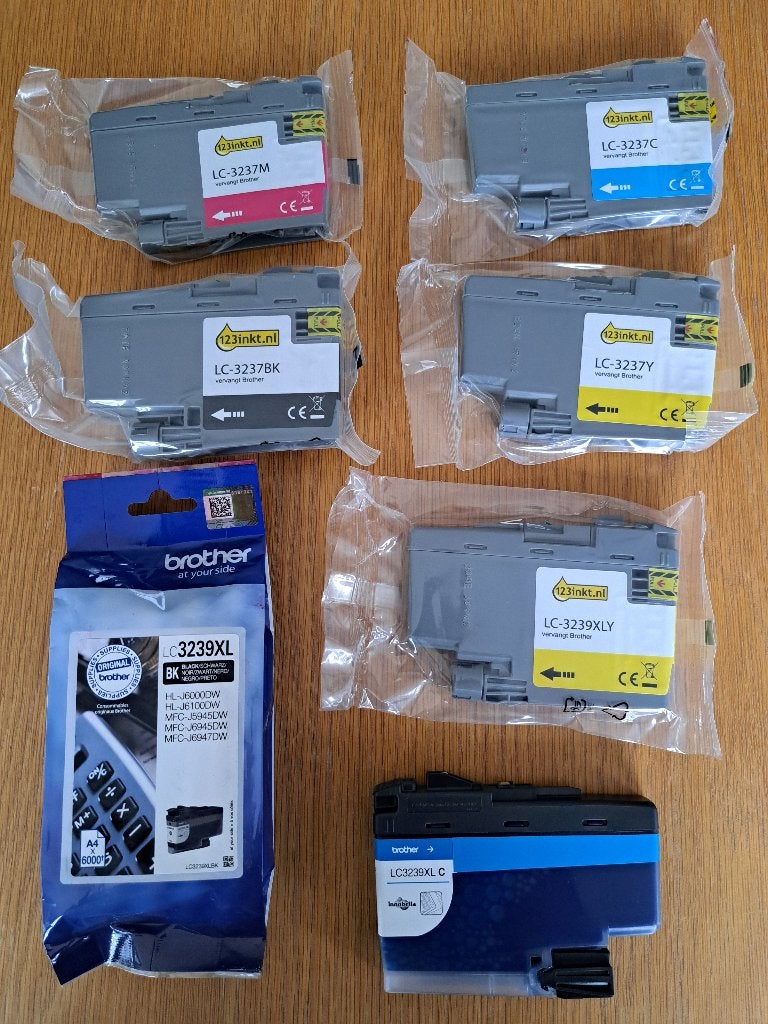 Inktcartridge brother LC3237 LC3237XL LC3239 en LC3239XL, Ophalen of Verzenden, Nieuw, Cartridge, Brother